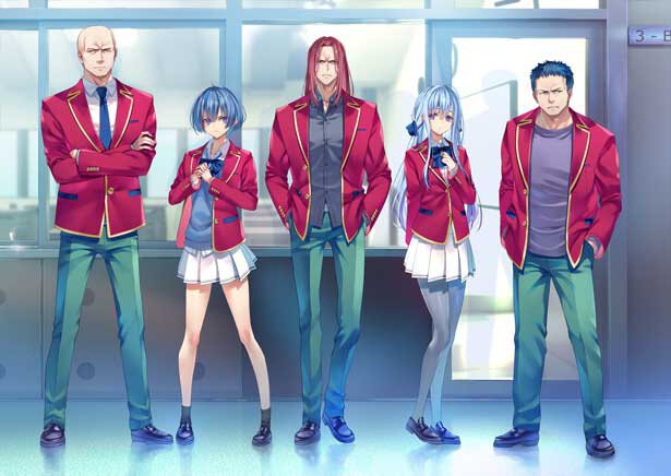 3年生編キービジュアル(龍園クラス)