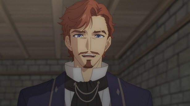 同じく8話より。ガウェインもいつもとは違う険しい表情です