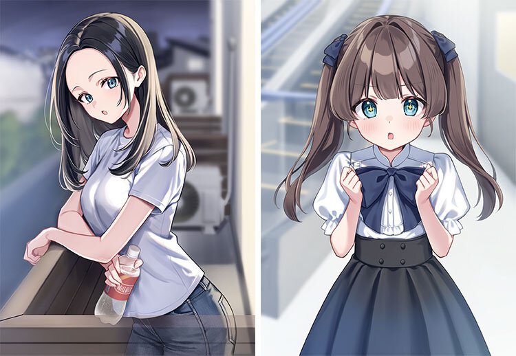 『高校時代に好きだった元同級生のS級美女が隣に引っ越してきた。義娘とともに。』より