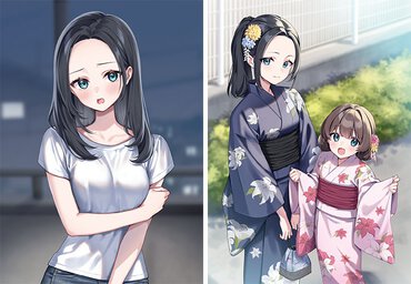 『高校時代に好きだった元同級生のS級美女が隣に引っ越してきた。義娘とともに。』より
