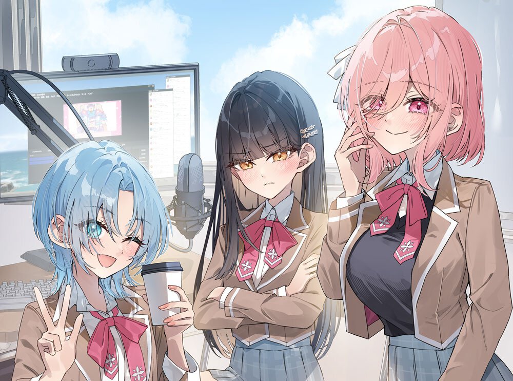 『バカ可愛い彼女たちの、俺専門攻略チャート』3人組