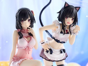 猫耳メイドのめぐみん&ネグリジェ姿のゆんゆん！『この素晴らしい世界に祝福を！』オリジナル造形のフィギュアが登場