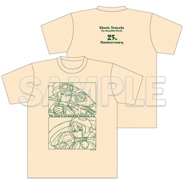 『キノの旅 the Beautiful World』25周年記念 Tシャツ　C 騎士キノ＆パイロットキノ（税込4,400円）