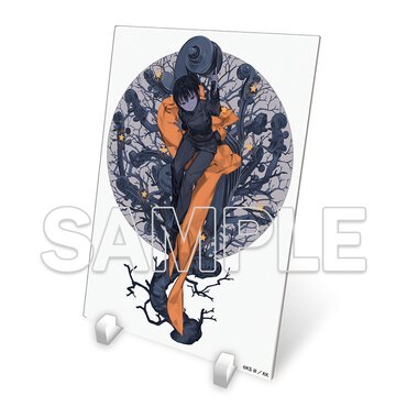 『キノの旅 the Beautiful World』25周年記念 アクリルイラストプレート　A バイオリンの木（税込2,420円）
