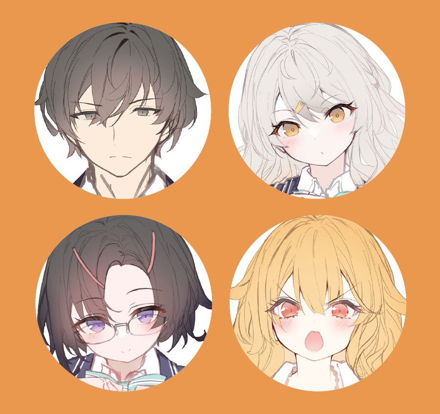 『無口な俺が深夜に通話しているのは、クラスで1番美人な優等生でした』キャラクター