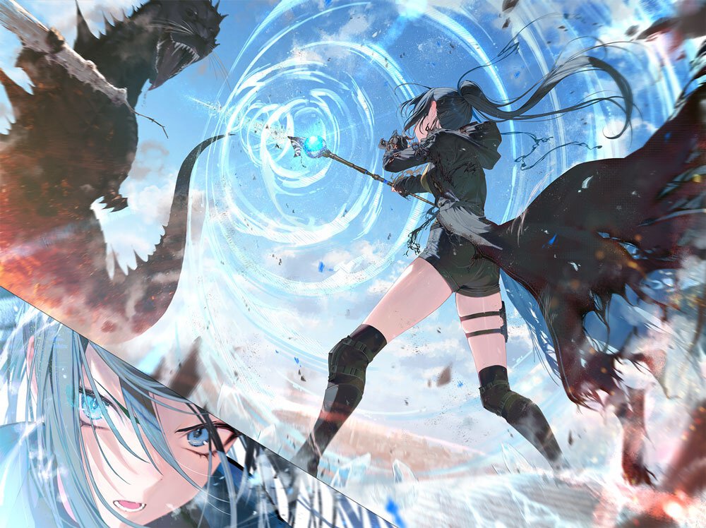 『崩壊世界の魔法杖職人』pinup