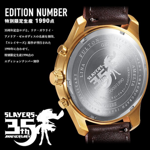 裏蓋には1〜1990番それぞれのエディションナンバーが刻まれる
