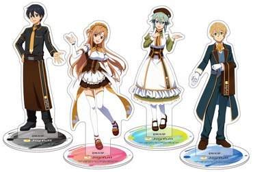 Xからの応募で20名に当たるオリジナルアクリルスタンド4体セット