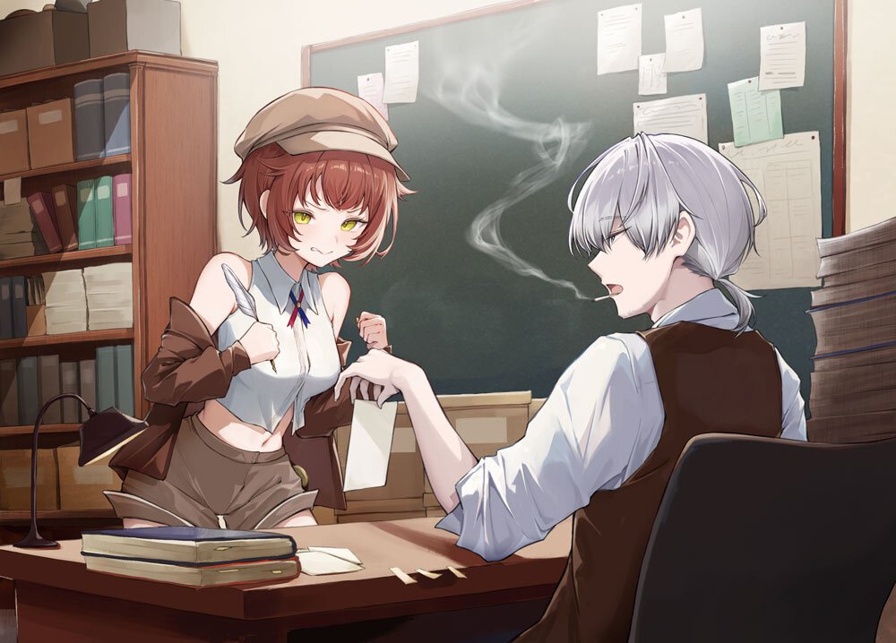 『ダンジョン報道の最前線』ピンナップ