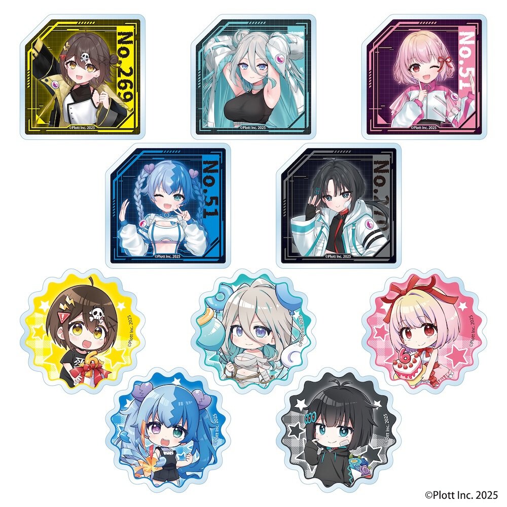 トレーディングアクリルマグネット(全10種、ランダム)