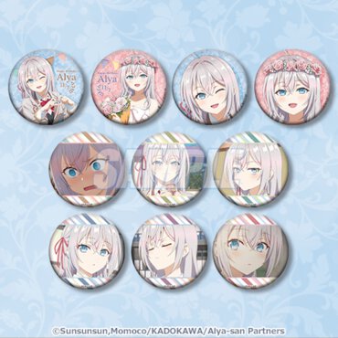 Xフォロー&リポストキャンペーンで抽選で3名に当たる「D賞 缶バッジ全10種セット」