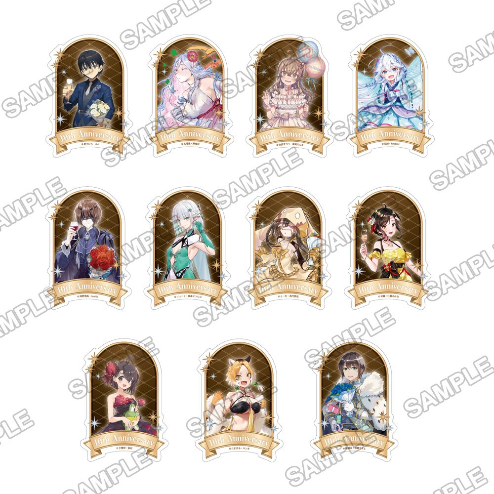 カドスト購入特典のダイカットステッカー　前期