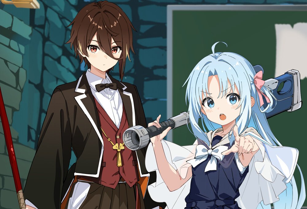 『やぁ“登校”に挑めニンゲン』口絵より