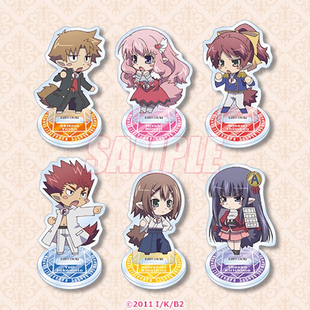 Xフォロー&リポストキャンペーンで抽選で3名に当たる「C賞 召喚獣ミニアクリルスタンド全6種セット」