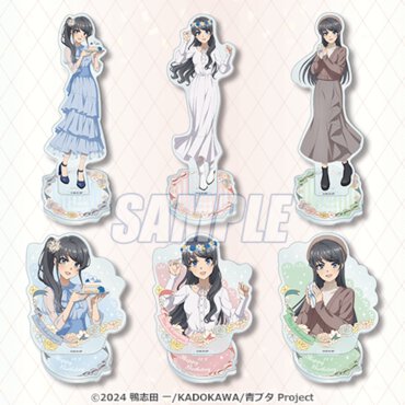 Xフォロー&リポストキャンペーンで抽選で3名に当たる「B賞 キラキラアクリルスタンドフィギュア全6種セット」