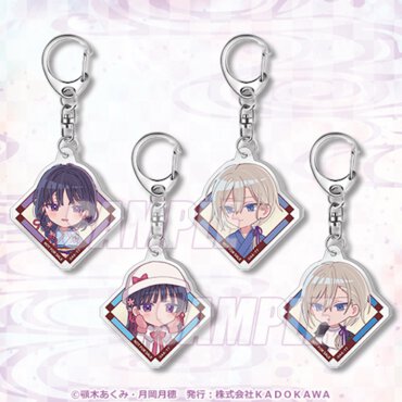 【10連セット】の購入でもれなく、全4種からランダムで1つもらえる「アクリルキーホルダー」