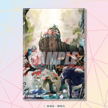 D賞：スクエア缶バッジ（全16種）