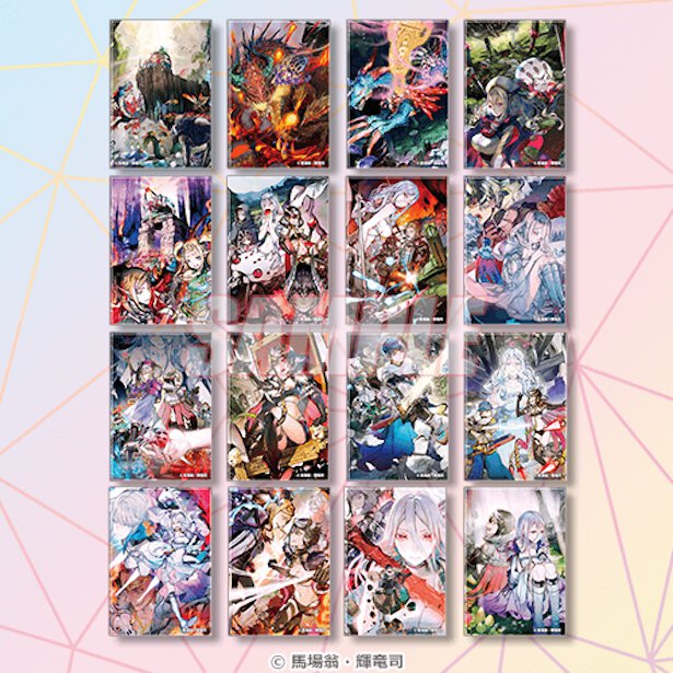 Xフォロー&リポストキャンペーンで抽選で3名に当たる「D賞 スクエア缶バッジ全16種セット」