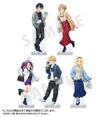 【アニメイト限定】arti-mate BIGアクリルスタンド 描き下ろし カジュアル私服ver. 第3弾（全5種）