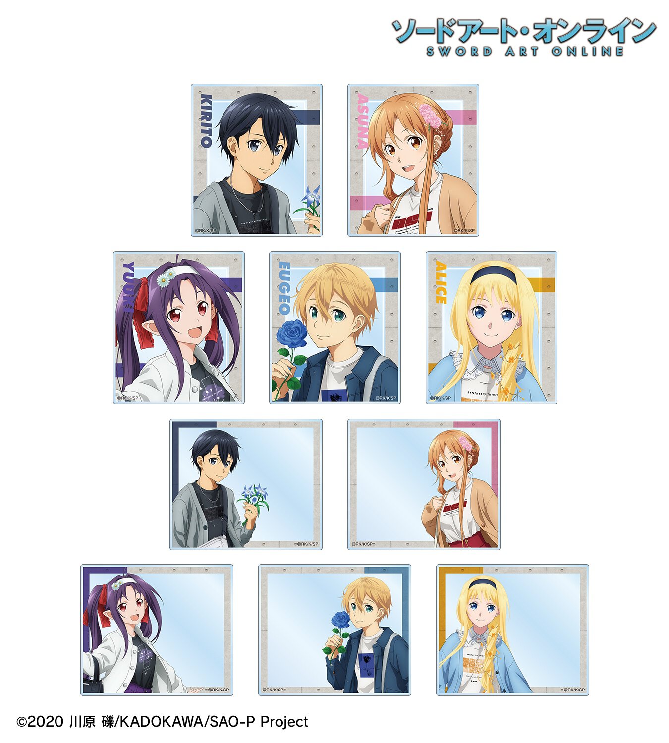 【アニメイト限定】arti-mate トレーディングアクリルカード 描き下ろし カジュアル私服ver. 第3弾(全10種)