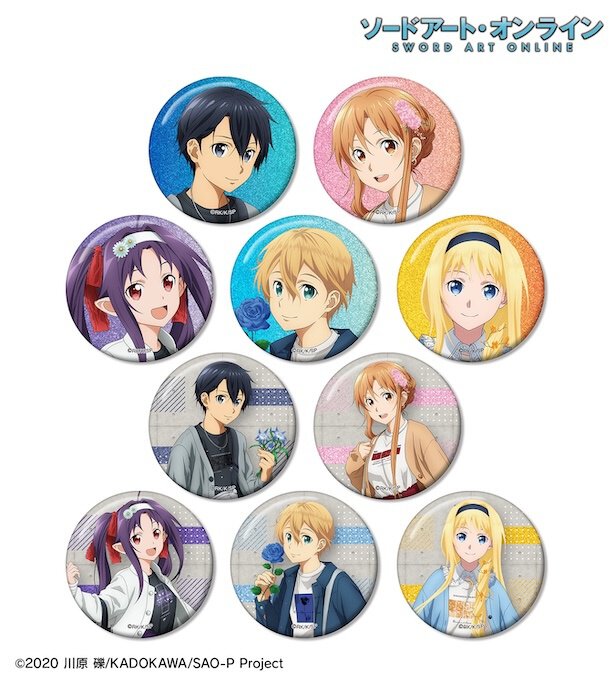 【アニメイト限定】arti-mate トレーディンググリッター缶バッジ 描き下ろし カジュアル私服ver. 第3弾(全10種)