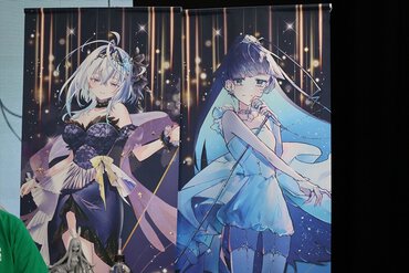 スタジオ背景に並ぶ「一番星」テーマの描き下ろし美麗イラストたち②