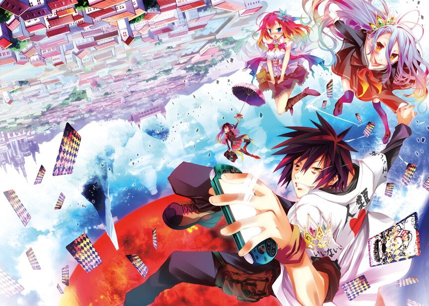 『ノーゲーム・ノーライフ』１巻口絵