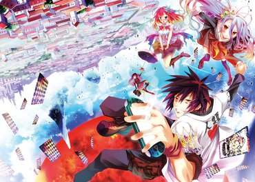 『ノーゲーム・ノーライフ』１巻口絵