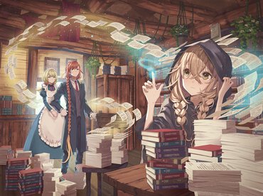 『サイレント・ウィッチ 沈黙の魔女の隠しごと』1巻口絵