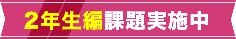 2年生編課題実施中