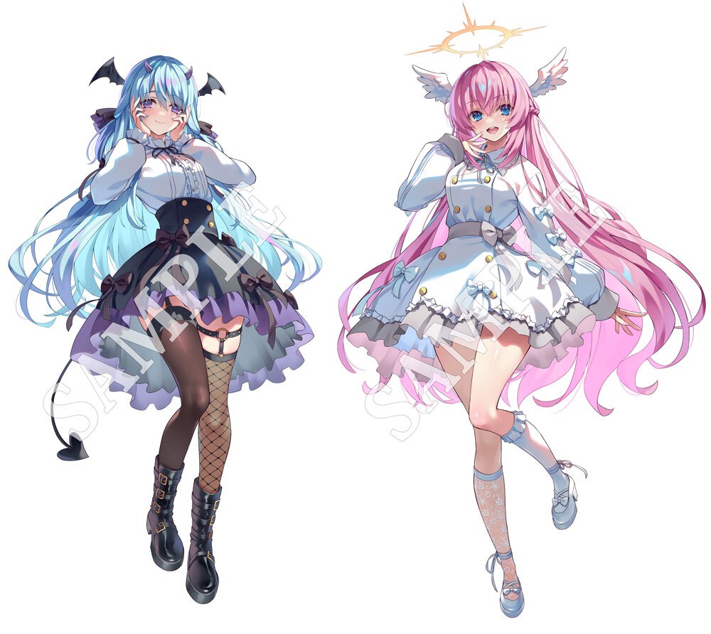 「ようこそ実力至上主義のフェスタへ バレンタイン2026 ～天使と悪魔、どっちを選ぶ？～」描き下ろしイラスト