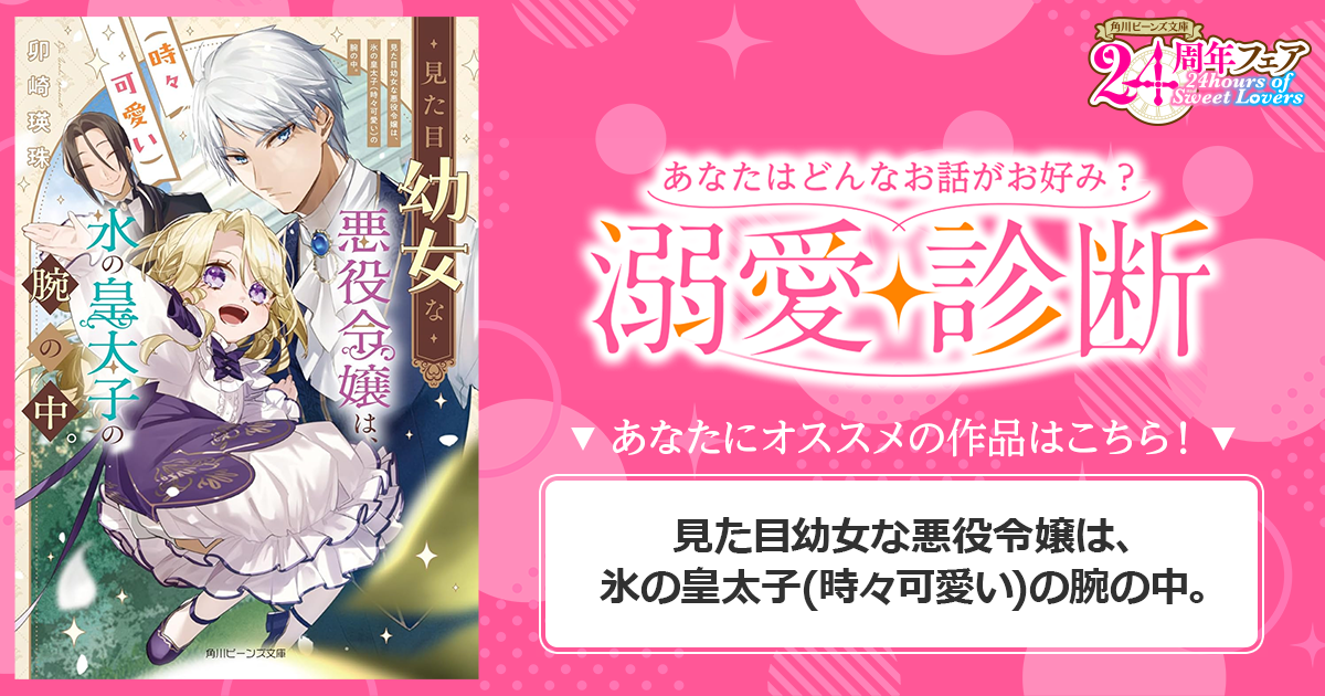 『見た目幼女な悪役令嬢は、氷の皇太子（時々可愛い）の腕の中。』